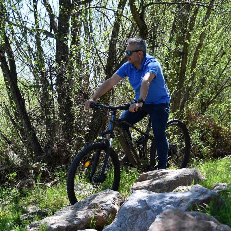 UB400 Bicicleta de montanha eléctrica com suspensão dupla