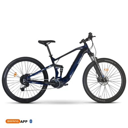 UB410B | E-Bike Montanha Suspensão Total | Motor Central